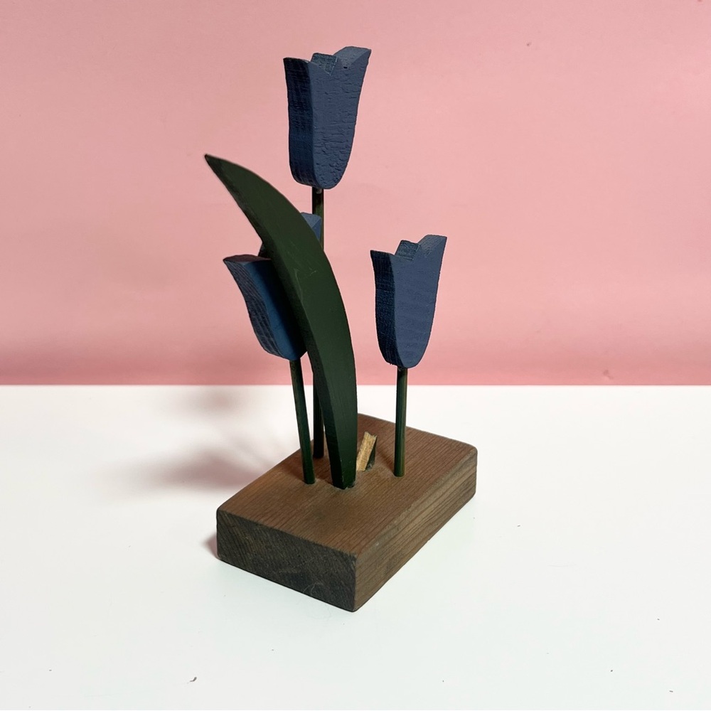 Vintage retro tulip decor piece - Picture 5 of 5